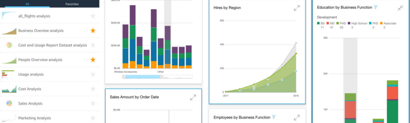 QuickSight screen shot