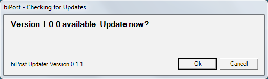 Bipost new version available